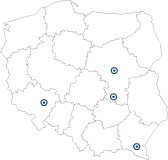 Mapa z oddziałami